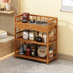 Tea Cabinet, Display Shelf for Tea Leaves, Tea Table Storage Rack, Tea Set Storage Cabinet, Multifunctional Tea Room Small Tea Shelf