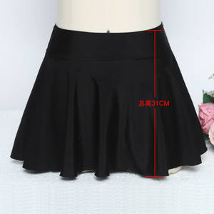 Solid lady high waist skirt covered with stretch marks scar with a bikini swimming skirt hot spring flat -angle skirt