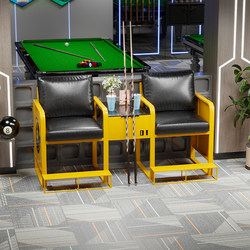 Industrial-Style Billiard Sofa, Dedicated Viewing Chair for Billiard Clubs, Billiard Hall, Container Ball Room, Sofa for Billiard Room