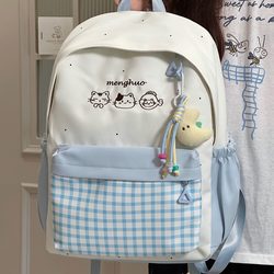 Japanese-Style Cute Backpack for Junior High School Girls, High-Value Backpack, ins Niche High School Student Backpack, 2025 New Model