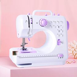 Youde Home Sewing Machine Small Mini Electric Desktop Sewing Machine with Overlock and Buttonhole Function