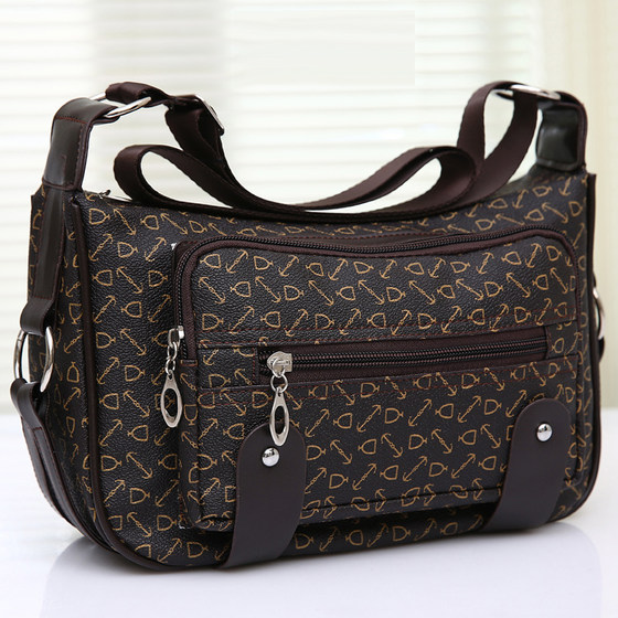 
Mom bag new style middle-aged women's shoulder cross-body women's bag middle-aged and elderly cross-body bag business money-collecting small bag