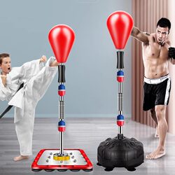 Boxing Reaction Speed Ball Home Reaction Target for Children and Adults, Standing Boxing Target for Stress Relief and Dodge Training Equipment, Punching Bag