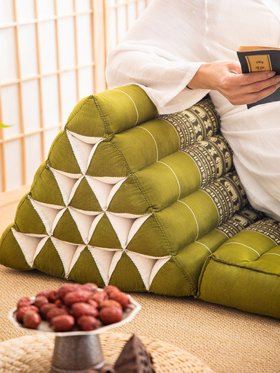 エキゾチックミュージック タイ カポック トライアングル クッション