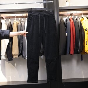 
[Doujia] Withdrawal of bids and cabinets! New fashionable corduroy comfortable casual warm down pants for men in winter