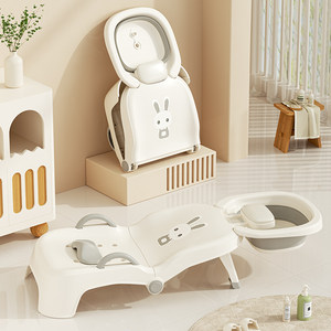 Children's shampooing lounge chair can fold the shampooing artifact Baby home, shampoo bed, baby, baby baby, wash hair stool
