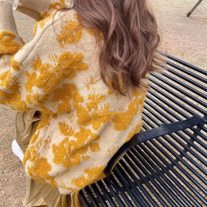 
Brand discount store mall counter withdraws the counter early spring fairy super fairy sweater autumn and winter Christmas snowflakes knitted outside