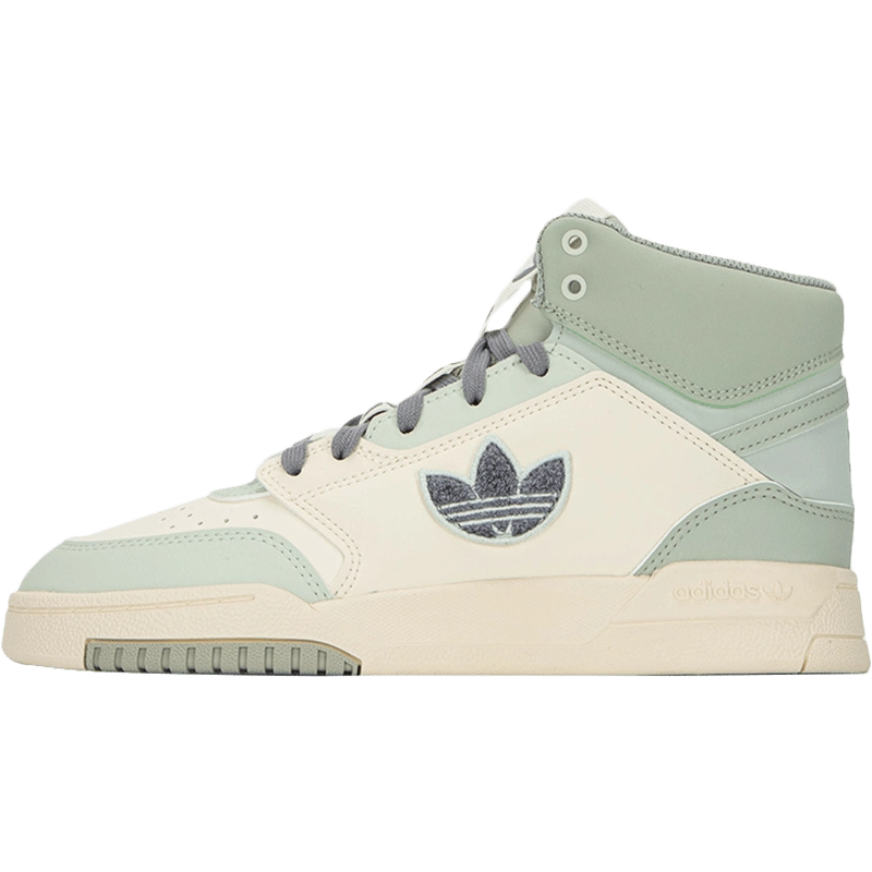 三つ葉あ 幸運葉子Adidas女鞋三葉草DROP STEP高筒板鞋休閒運動鞋HQ6948
