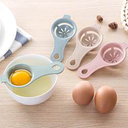 New Egg White Separator, Egg Filter, Egg Separator, Kitchen Baking Egg Yolk and White Separator for Cakes