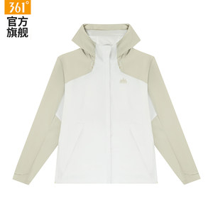 
361 sportswear for women 2025 autumn and winter new jacket waterproof and warm long-sleeved hooded windbreaker plus velvet front top