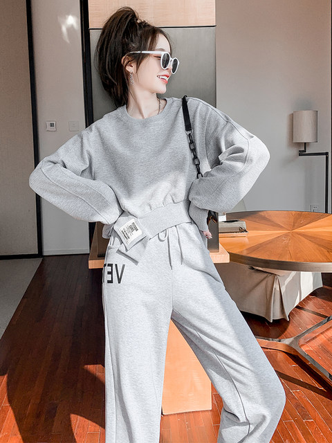 2023 Summer Fashion Print Two Piece Set Women Casual Sports  Sweatpants