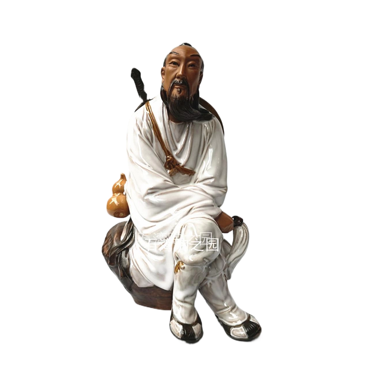 石湾公仔創意陶磁老人、鲁迅、風水弁公室装飾品 石湾公仔創意陶磁老人、鲁迅、風水弁公室装飾品