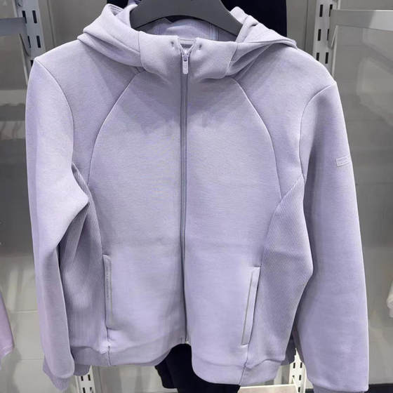 Anta Yi-care sports jacket for women's spring new versatile hooded knitted cardigan top 162517707S
