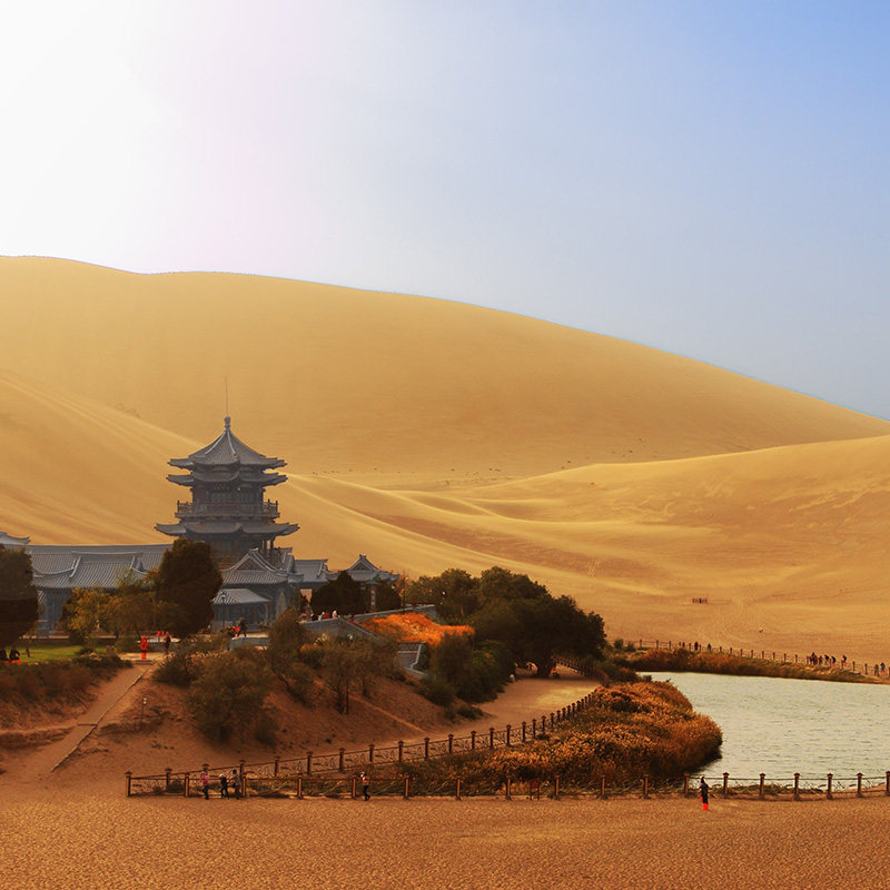 如意甘肃 兰州张掖敦煌5天4晚跟团游 莫高窟鸣沙山嘉峪关舒适酒店