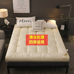Down Cotton Mattress Tatami, 10cm Thick, Five-Star Hotel Soft Mattress, Foldable 1.5m 1.8m Mattress Quilt