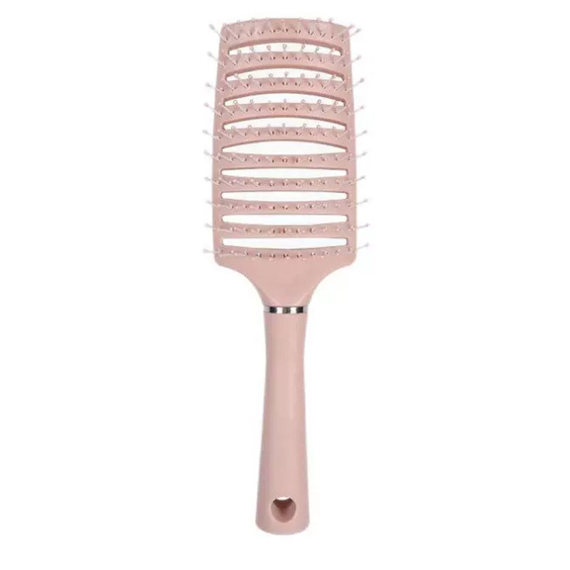 에어쿠션 빗, 에어백 갈비 빗, 여성용 특수 긴 머리 곱슬 빗, 가정용 고두개 푹신한 마사지 대형 곡선 빗 -