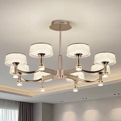 Light Luxury and High-End Living Room Chandelier, Modern and Simple, Elegant High-End Dining Room Lighting, 2026 New Model, Main Light for the Lobby