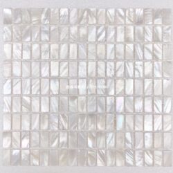 Herringbone Pattern Long Strip Shell Mosaic Background Wall Kitchen Bathroom Tiles Mother-Of-Pearl Wall Tiles Restaurant Wall Stickers