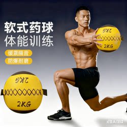 Gym Medicine Ball Yoga Soft Training Balance Wall Ball Gravity Non-Elastic Home Use Men and Women Personal Training Weight-Bearing Equipment