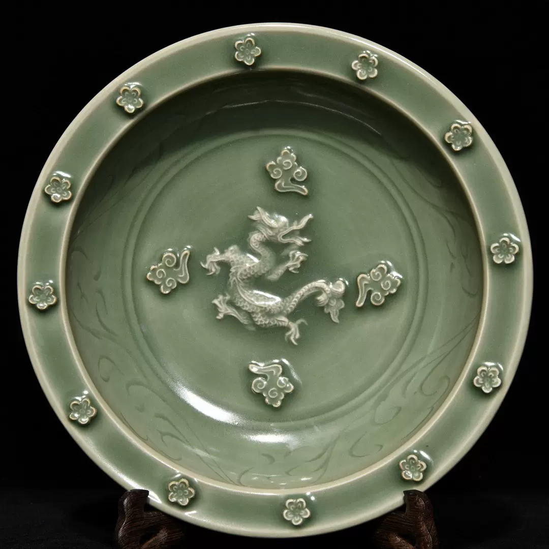 旧家蔵出『宋 汝窯文房洗 共箱』 陶芸 中国陶瓷器 古美術