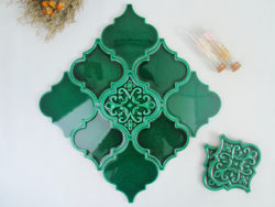 Internet Celebrity Retro Lantern Small Tiles Romantic French Bathroom Toilet Bar Tiles Bathroom Kitchen Background Wall Tiles