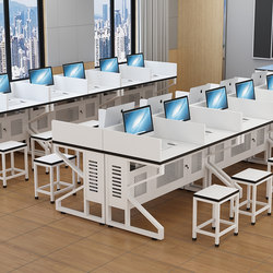 School Computer Room Computer Desk Computer Room Computer Training Room Tables and Chairs Driving School Electricity Classroom Examination Partition Training Class
