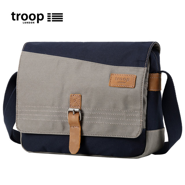 Troop shoulder bag men's canvas fashion casual shoulder crossbody bag ...