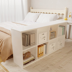 Bookshelf Floor-Standing Storage Rack Kalek Grid Cabinet Bedroom Semi-Enclosed Bedside Cabinet Partition Cabinet Home Cabinet Bookcase