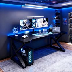 Desktop Computer Desk Bedroom Home Gaming Desk and Chair Set Adult Desk Writing Desk Office Desk Workbench Table