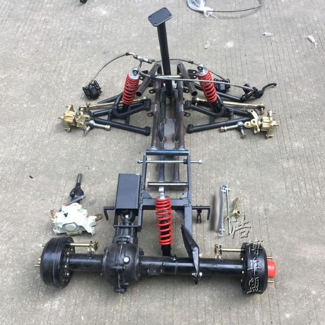 Two-wheel modified four-wheel motorcycle ATV accessories kart front ...