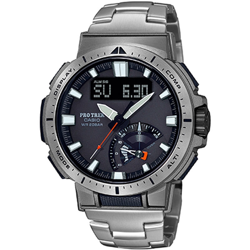 Casio Protrek PRW-70YT-7PR Men's Titanium Alloy Watch