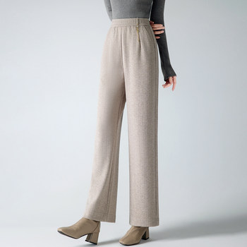 Middle-aged and elderly autumn and winter casual loose straight pants and stylish trousers 2025 new hot style mom autumn pants for women