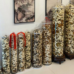 Large-Capacity Tangerine Peel Storage Jar, Glass Sealed Jar, Food-Grade Transparent Sealed Container, Storage Jar, Fish Maw Display Bottle