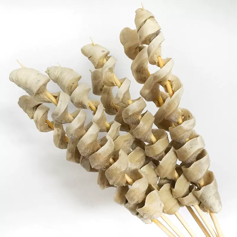 整箱烧烤面筋200串 原味面筋串烧烤油炸半成品冷冻火锅面筋串小吃