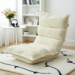 Lazy Sofa Tatami Floor Foldableing Single Small Sofa Bed Japanese Style Bedroom Balcony Bay Window Backrest Lounge Chair