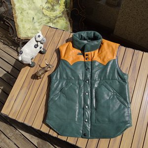 
Warm cotton vest [loss selling] Foreign trade export Japanese version genuine leather cotton versatile classic wear for men and women