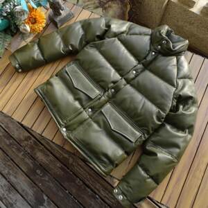 Only 63 Italian sheepskin down jackets duck down jackets and warm leather clothes men and women wear
