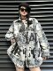 Women's loose slim plaid tops with long sleeves dovetail print thick cardigan 2024 winter new product trend