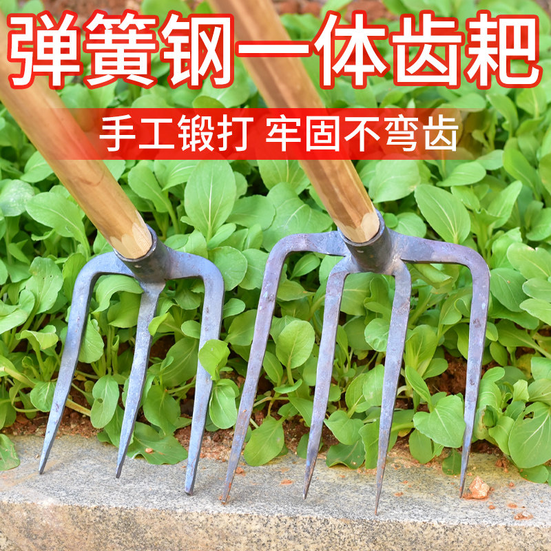 Digging Rake Head Agricultural Ground Digging Rake - Complete Farm Tools Set