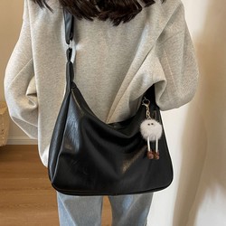 Casual Large-Capacity Bag for Women 2025 New Style Fashionable and Versatile Casual Shoulder Bag Student Work Clothing Crossbody Tote Bag