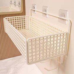 Bathroom No-Drill Storage Rack, Bathroom Toilet Washbasin Wall-Mounted Storage Rack, Shower Room Wall Hanging