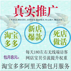 Taobao, Tmall, Alibaba, Pinduoduo Online Store Real Promotion Guidance and Optimization, E-Commerce Agency Marketing Monthly Service Package