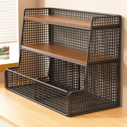 Desktop Storage Rack, Multi-Layer Countertop Organizer for Dining Table, Storage Box for Miscellaneous Items, Snack Holder, Space-Saving Solution