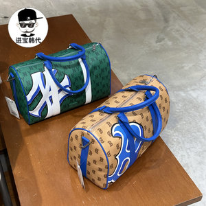 
Korean MLB single-shoulder handbag retro old flower full-label bag 2023 casual crossbody bag men's BWM01