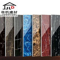 Living Room Polished Porcelain Tiles 800X800 Simple Modern Polycrystalline Black Gold Flower Purple Red Marble Tiles 600