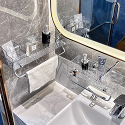 【Clearance Sale】No-Drill Wall-Mounted Bathroom Storage Rack for Toilet and Washroom