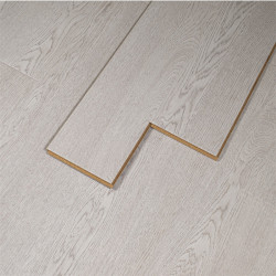 Thickened Wear-Resistant Reinforced Composite Flooring 12mm Wood Grain Black and White Embossed Direct Sales Office Shop Renovation Refurbishment Morning