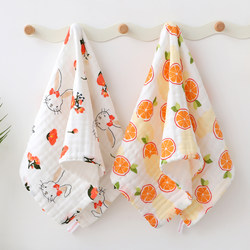 Pure Cotton Gauze Towel for Face Washing, Lint-Free, All-Cotton, Household Absorbent, Large Towel for Men and Women for Bathing and Face Washing