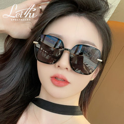 2026 New Style Sunglasses for Women, High-End, Suitable for Large Faces, Slimming, Polarized, Face-Slimming, Sun Protection, Uv Protection, Trendy
