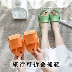 Foldable Slippers, Portable for Travel, Suitable for Men and Women, for Hotel Stays, Bathing, Non-Slip, Business Trip Essentials, a Must-Have Travel Gadget